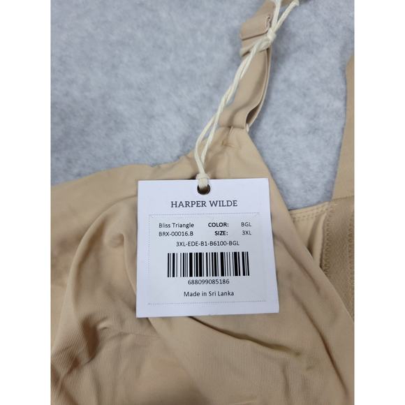 Harper Wilde Womens Size 3XL Bliss Triangle Bralette NWT - Picture 5 of 5